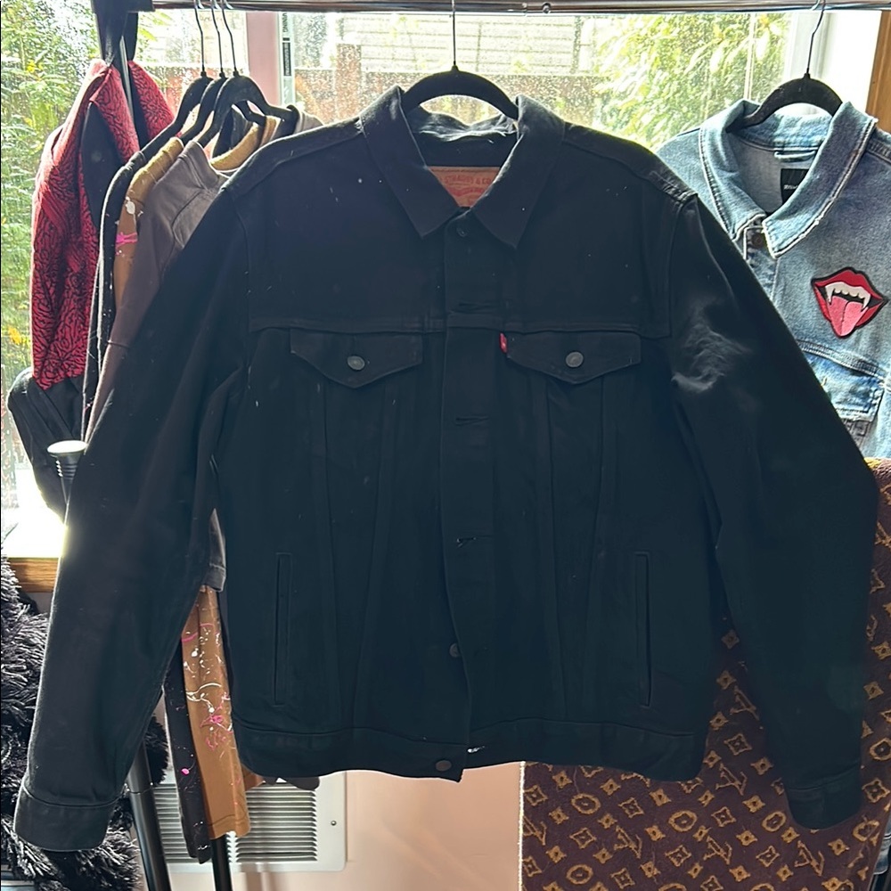 Levi's Black Lightweight Trucker Jacket
